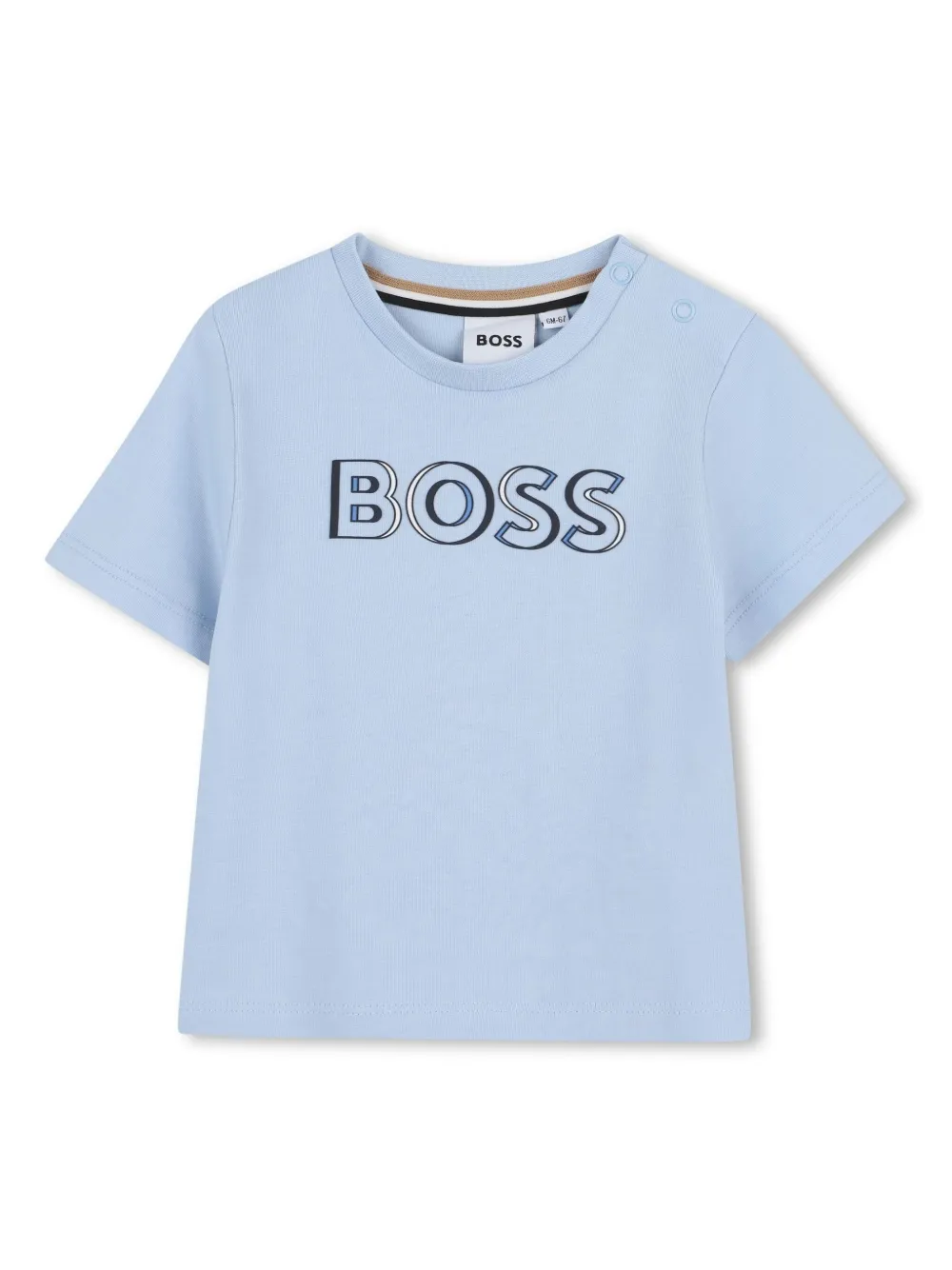 

Футболка с логотипом BOSS Kidswear, синий