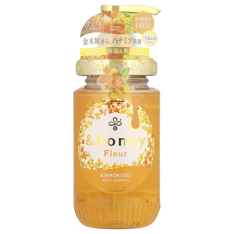 

&honey, Увлажняющий шампунь Fleur, мед с османтусом, 440 мл (14,9 жидк. Унции)