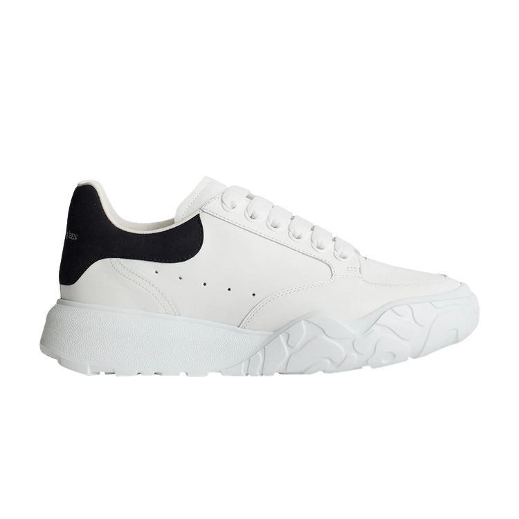 Кроссовки Alexander McQueen Wmns Court Trainer 'White Black', белый