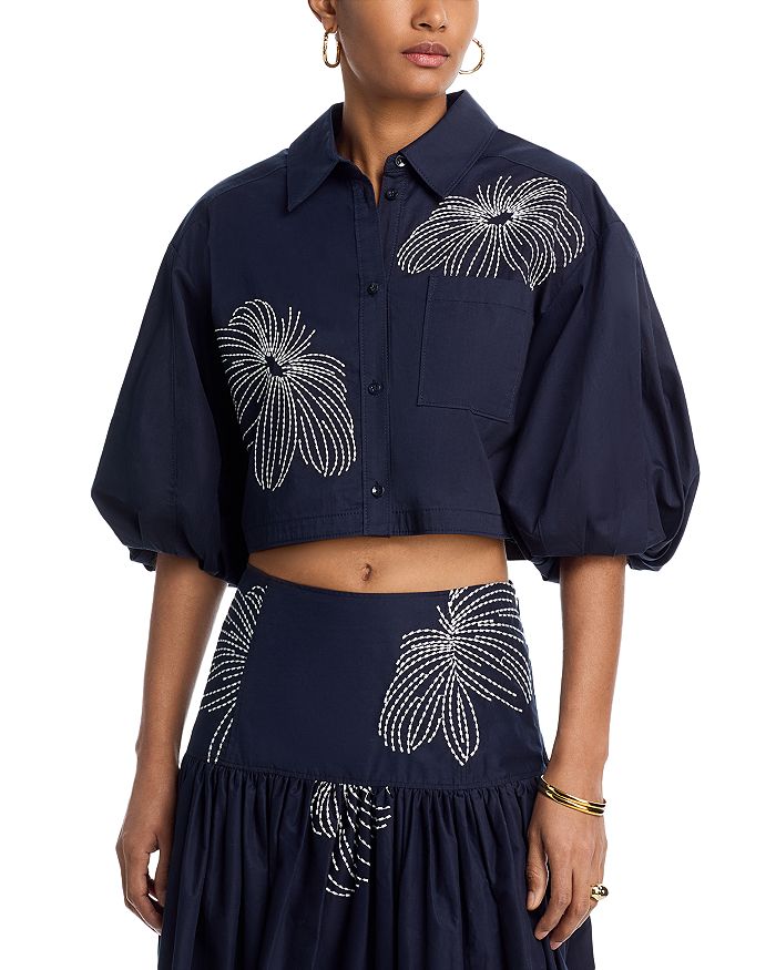 

Топ Sunburst Rhea Cinq à Sept, синий