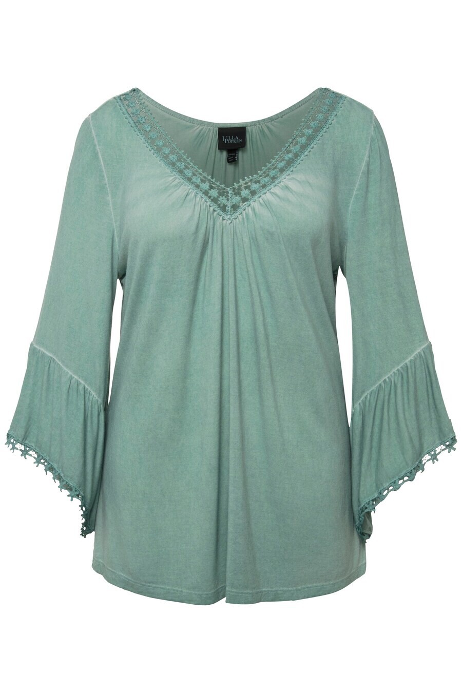 

Кружевная блузка Ulla Popken Blouse, бирюзовый