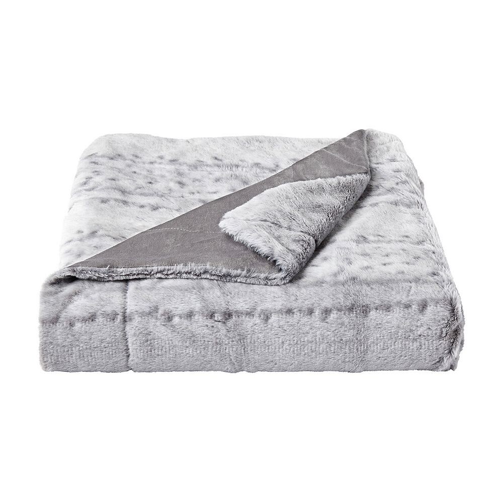 

Одеяло из искусственного меха Portsmouth Home, цвет Light Gray
