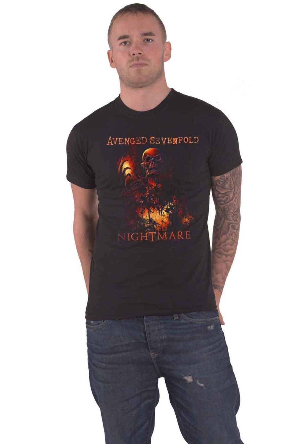 

Футболка внутренней ярости Avenged Sevenfold, черный