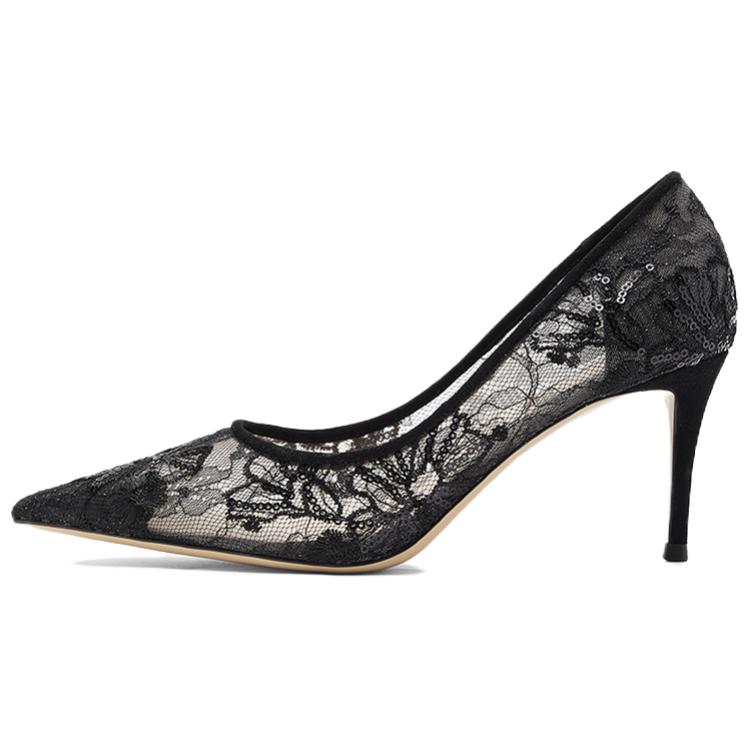 Женские туфли на тонком каблуке и высоком каблуке NINE WEST, Black