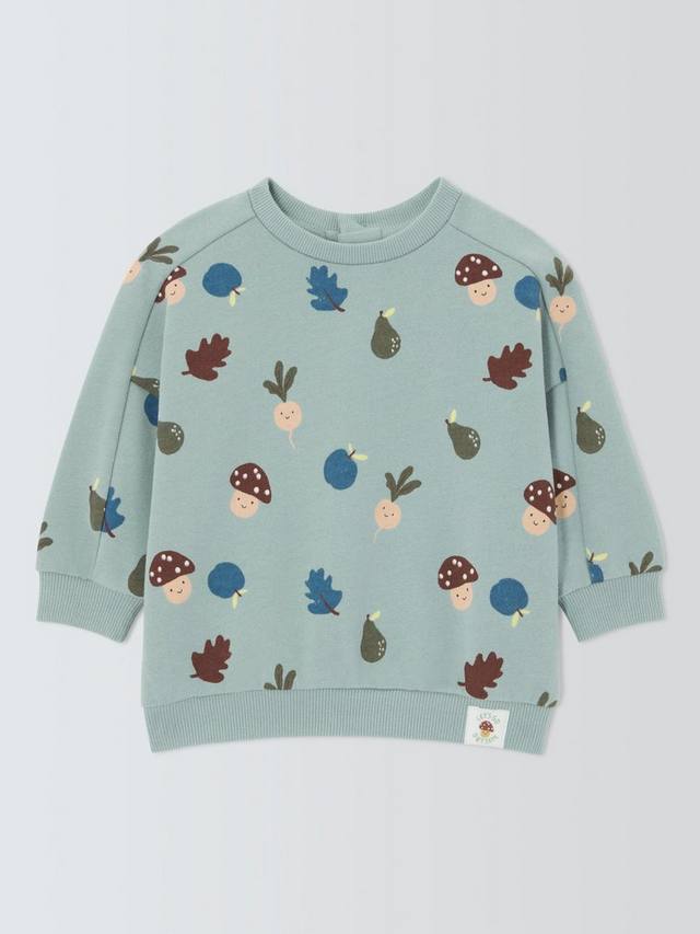 

Детский осенний свитшот John Lewis, Green