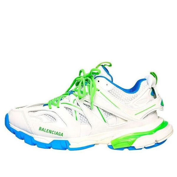 

Кроссовки track sneaker 'white green' Balenciaga, белый
