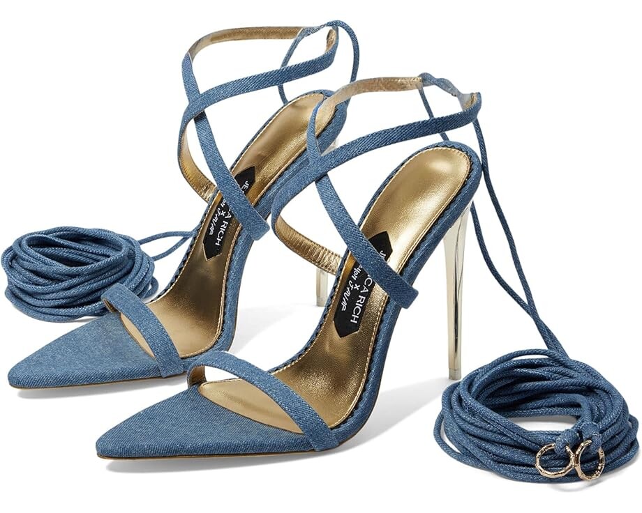 

Туфли Jessica Rich Tie Up Sandal, цвет Denim