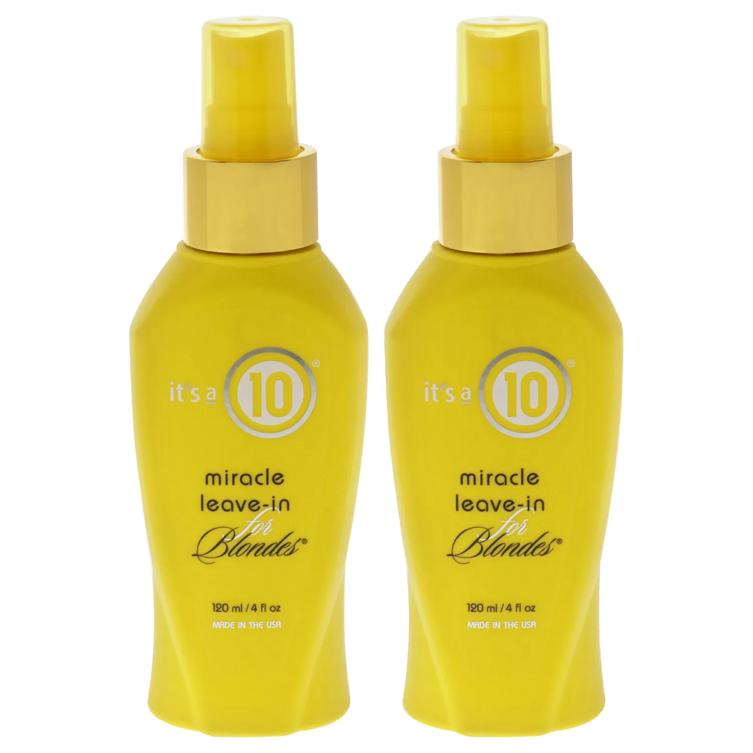 Несмываемый кондиционер Miracle Leave-In For Blondes от Its A 10 для блондинок и блондинок - 118 мл - упаковка из 2 штук, Clear