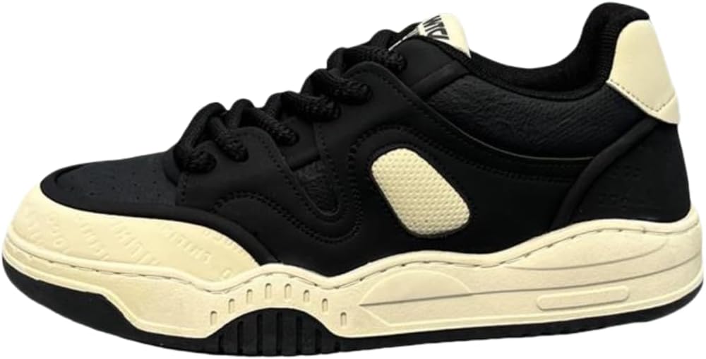 

Мужские кроссовки Comfort Fashion на шнуровке с толстой подошвой - амортизирующая промежуточная подошва, верх из сетки и замши, усиленный носок - дышащий дизайн для всех сезонов для скейтбординга, уличного спорта и повседневной носки Kpdwfms, че...