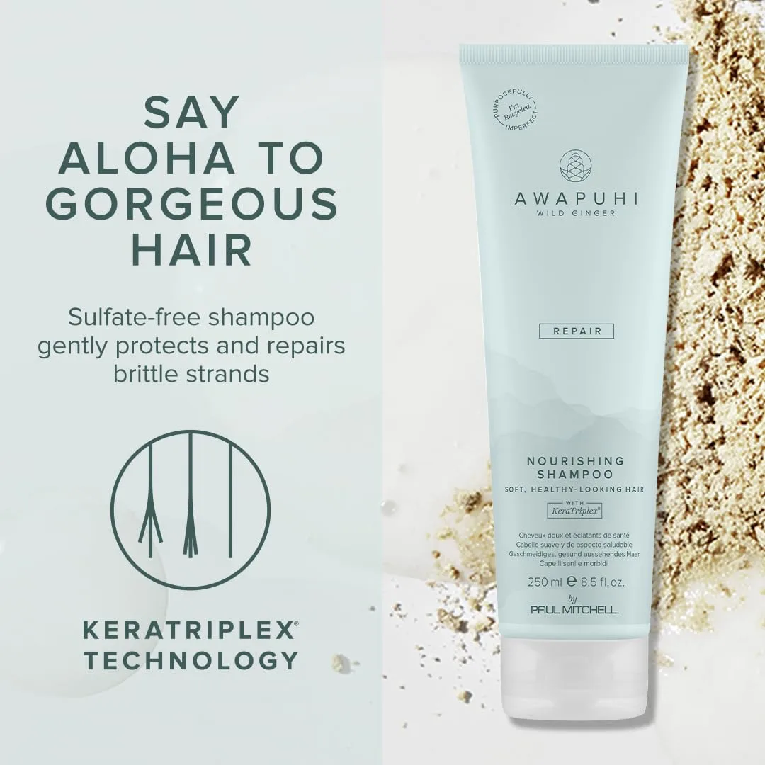 Питательный шампунь Awapuhi Wild Ginger от Paul Mitchell, ультранасыщенная формула, безопасная для окрашенных волос, для сухих, поврежденных и окрашенных волос. — фото 4