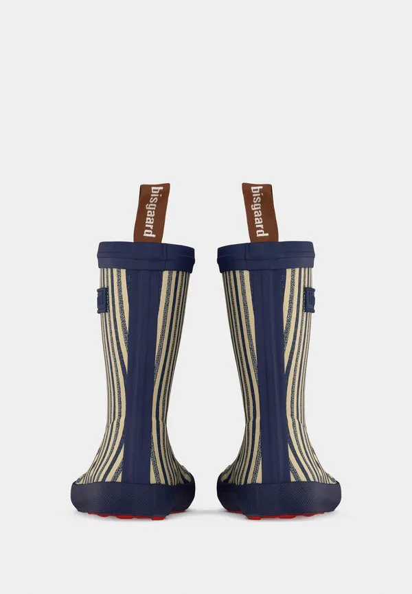 Высокие резиновые сапоги унисекс, босиком Bisgaard, Dark Blue — фото 4