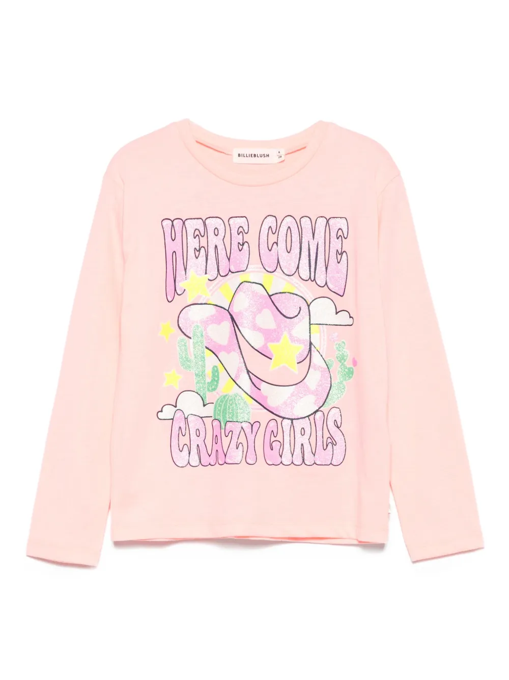 

Футболка с блестками Billieblush, розовый