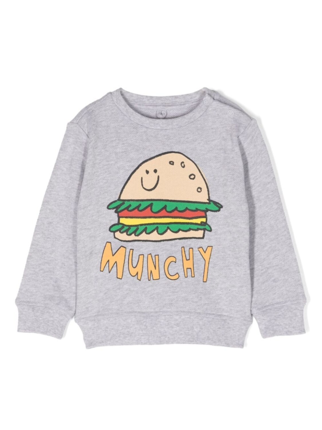 

Stella McCartney Kids толстовка с графичным принтом, серый