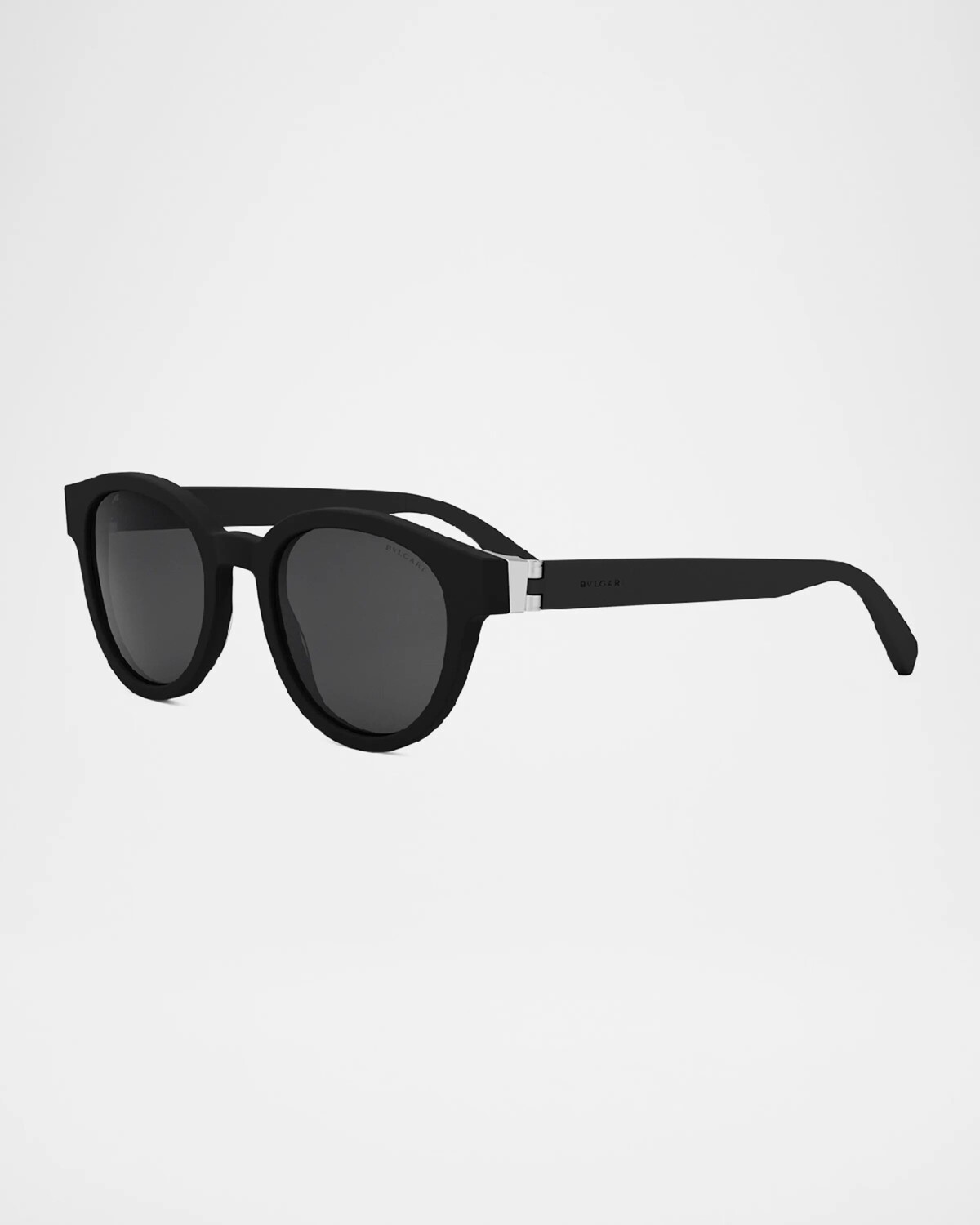 

Алюминиевые солнцезащитные очки Bvlgari, цвет Matte Blacksmoke