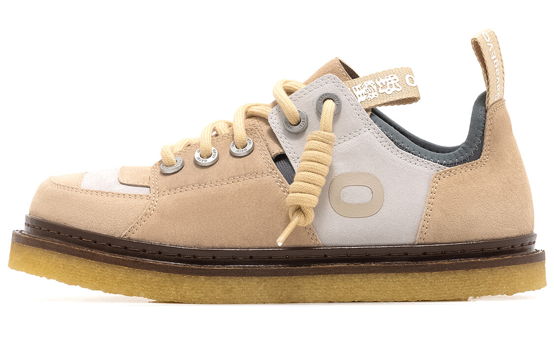 

Кроссовки OETZI Skateboarding Shoes Unisex Low-top Brown Gray, хаки