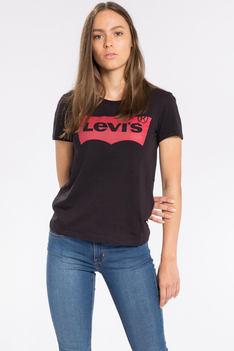 

Футболка с короткими рукавами и логотипом Levi's Levi's, черный