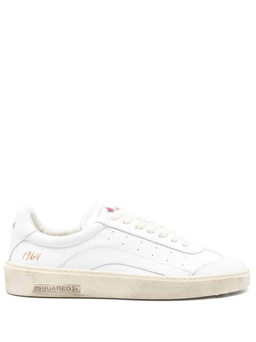 

Кожаные кроссовки DSQUARED2, белый