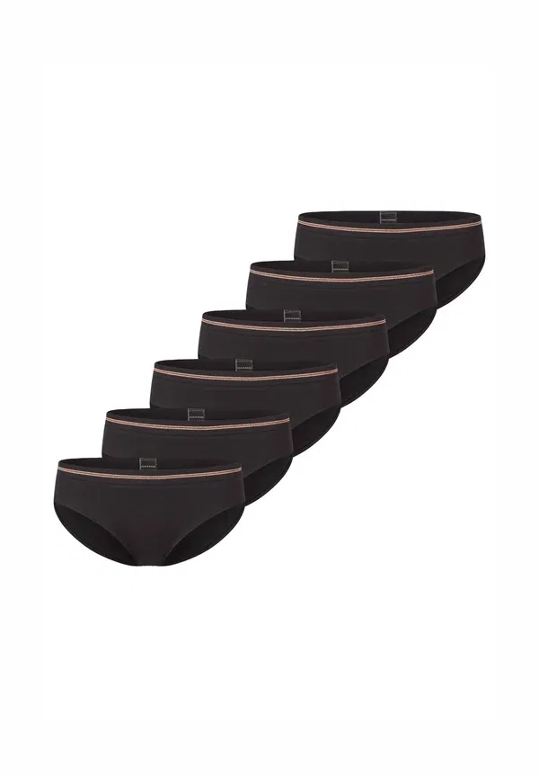 Трусы Schiesser Long life cotton 6er pack hipsters, черный