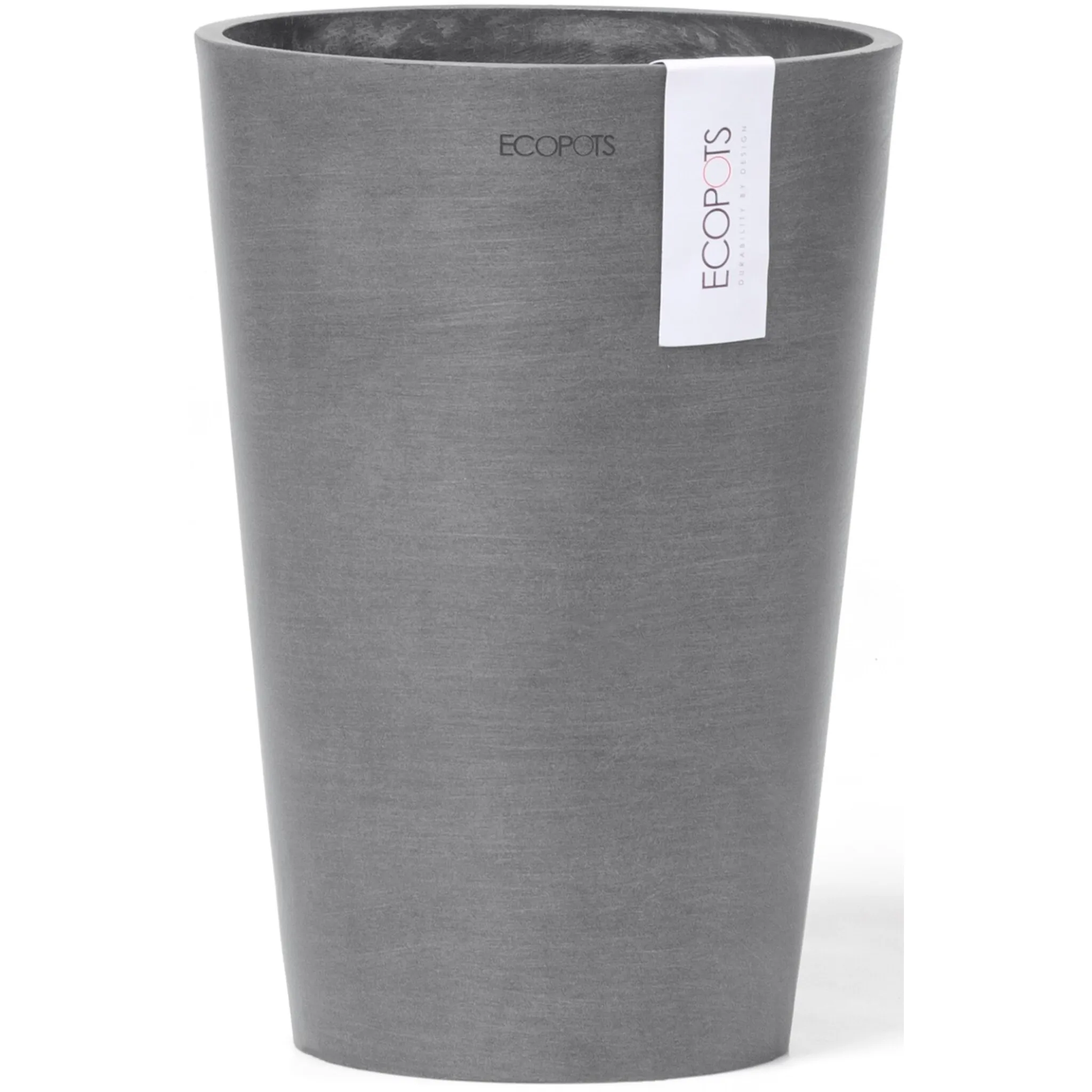 

Цветочный горшок ECOPOTS «Pisa 21 Grey», для внутреннего использования, серый