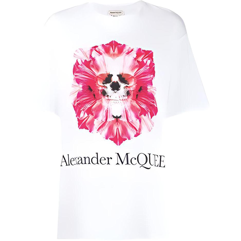 

Alexander McQueen Футболка женская белая, Белый, Alexander McQueen Футболка женская белая