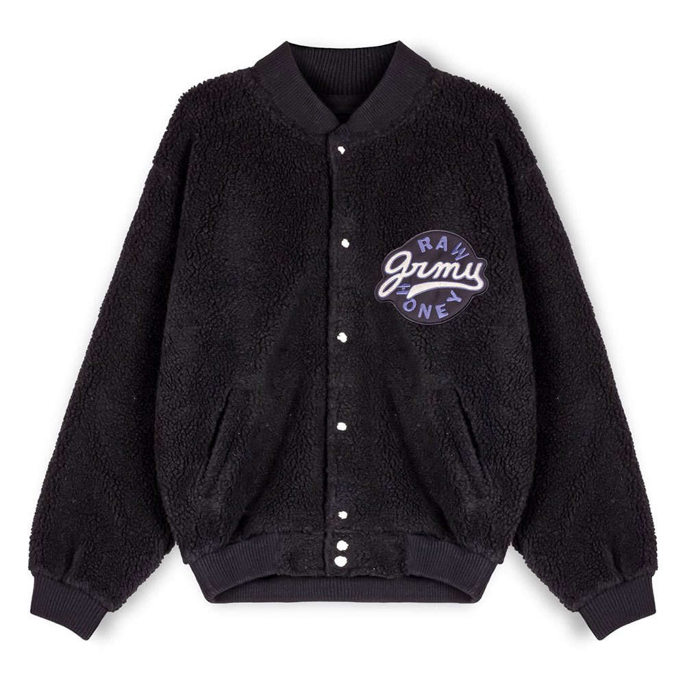 

Куртка Grimey Hive Sherpa Bomber, черный