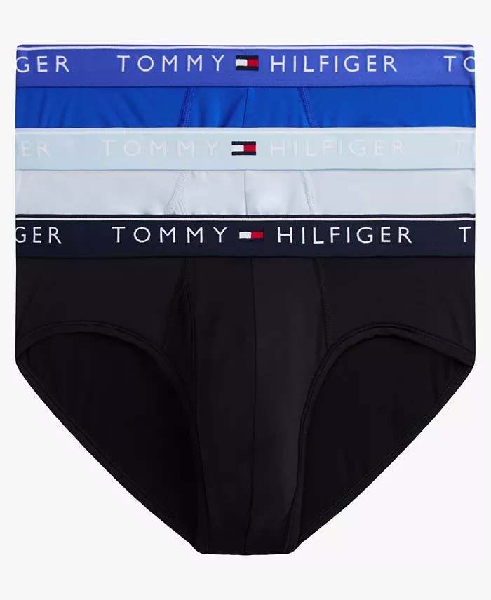 

Комплект из 3 мужских микровлагоотводящих трусов Tommy Hilfiger, мультиколор