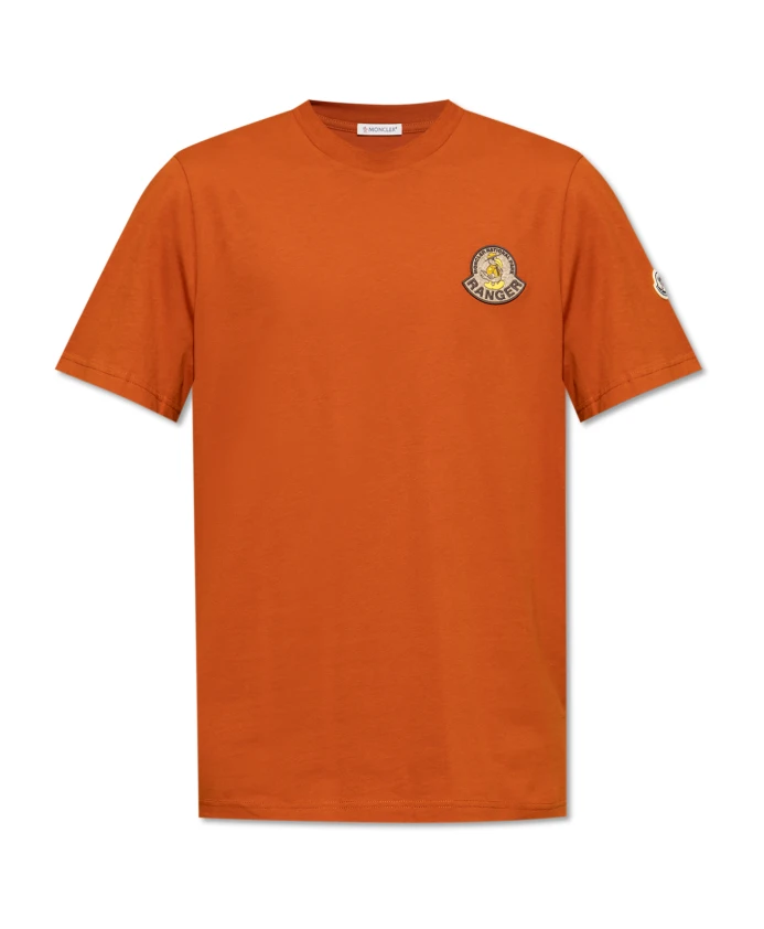 

Футболка с логотипом Moncler, оранжевый
