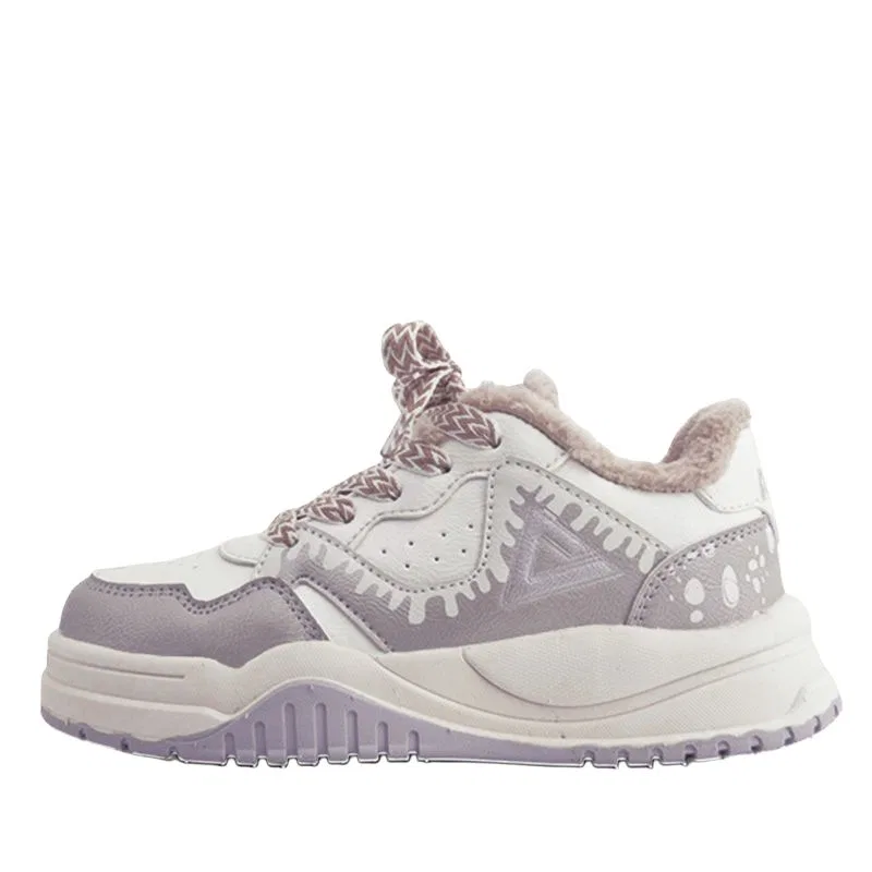 Кроссовки беговые с синтетической кожи и текстиля PEAK Light Purple