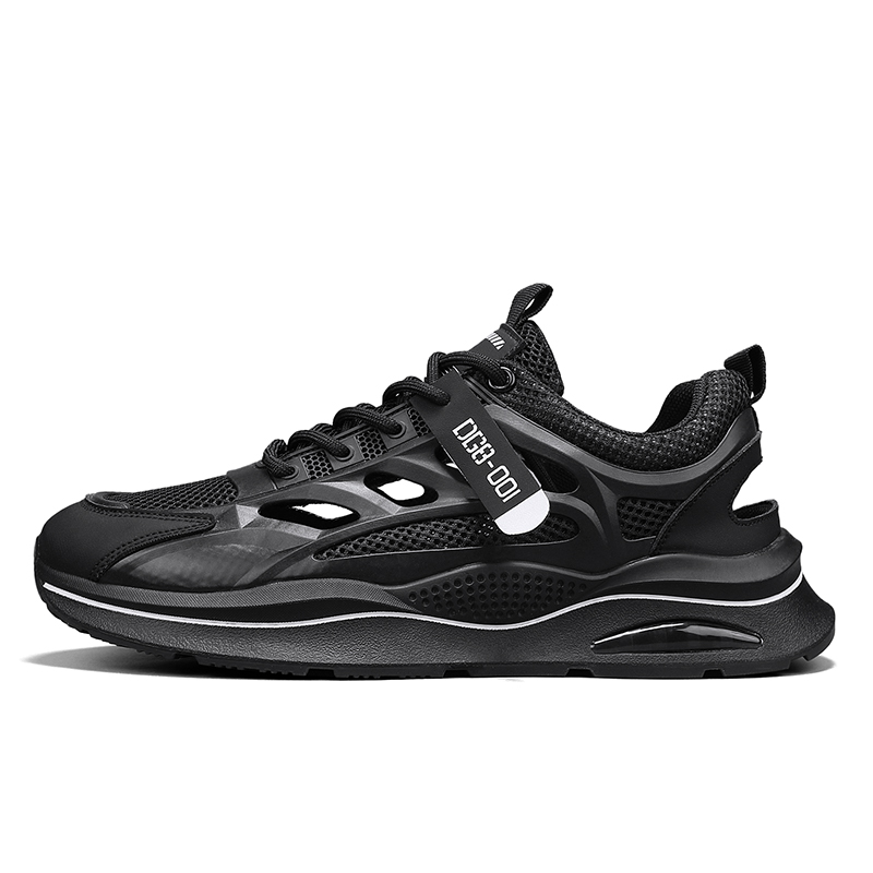 

Wooden Rabbit Мужские низкие кэжуал кеды черные, цвет Black