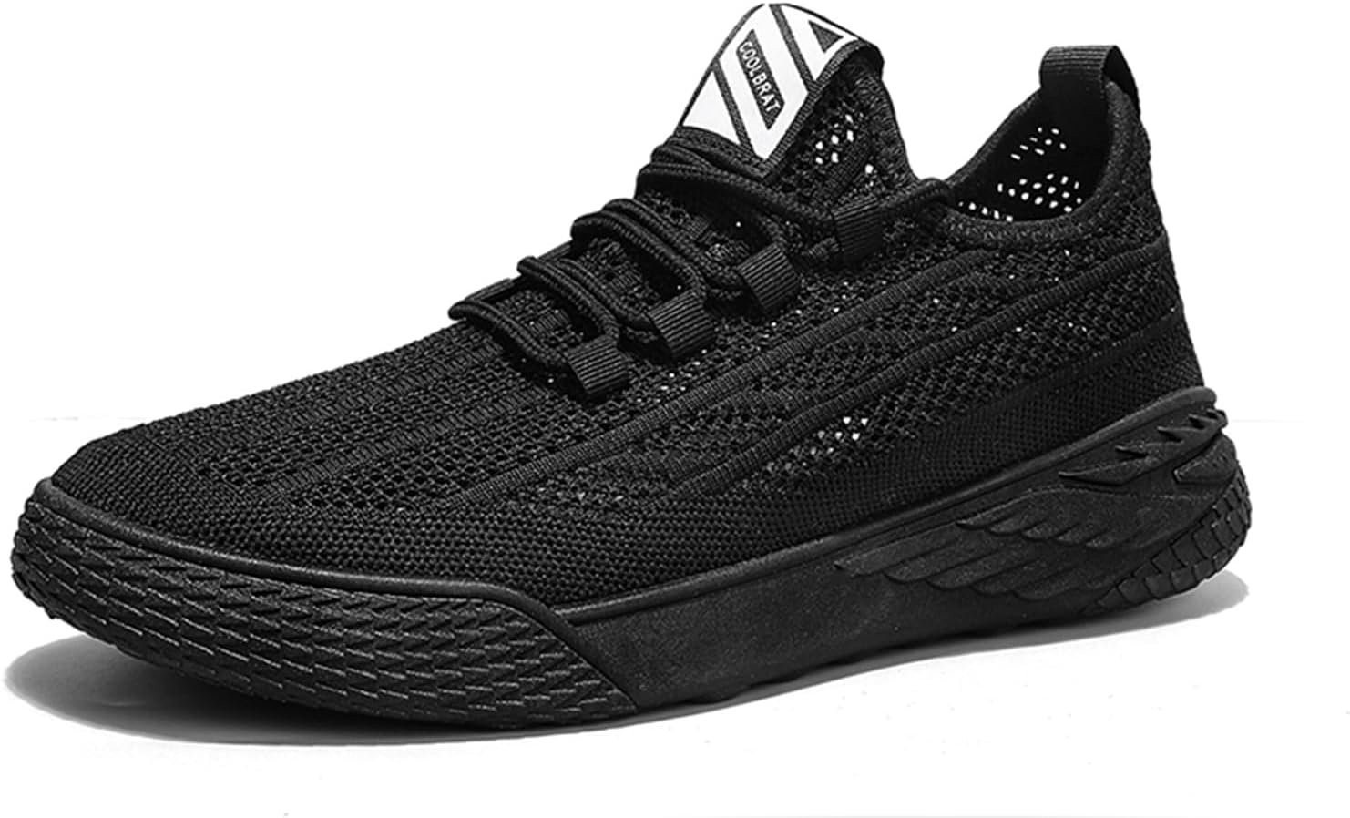 

Мужские кроссовки для ходьбы слипоны, дышащие сетчатые кроссовки для бега, легкие противоскользящие походные ботинки Abborora, черный