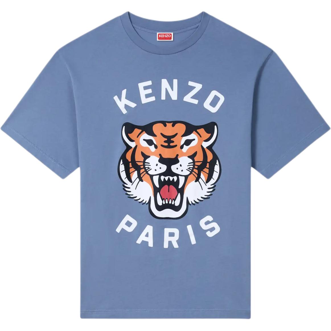 

Футболка Lucky Tiger с длинным рукавом KENZO, синяя