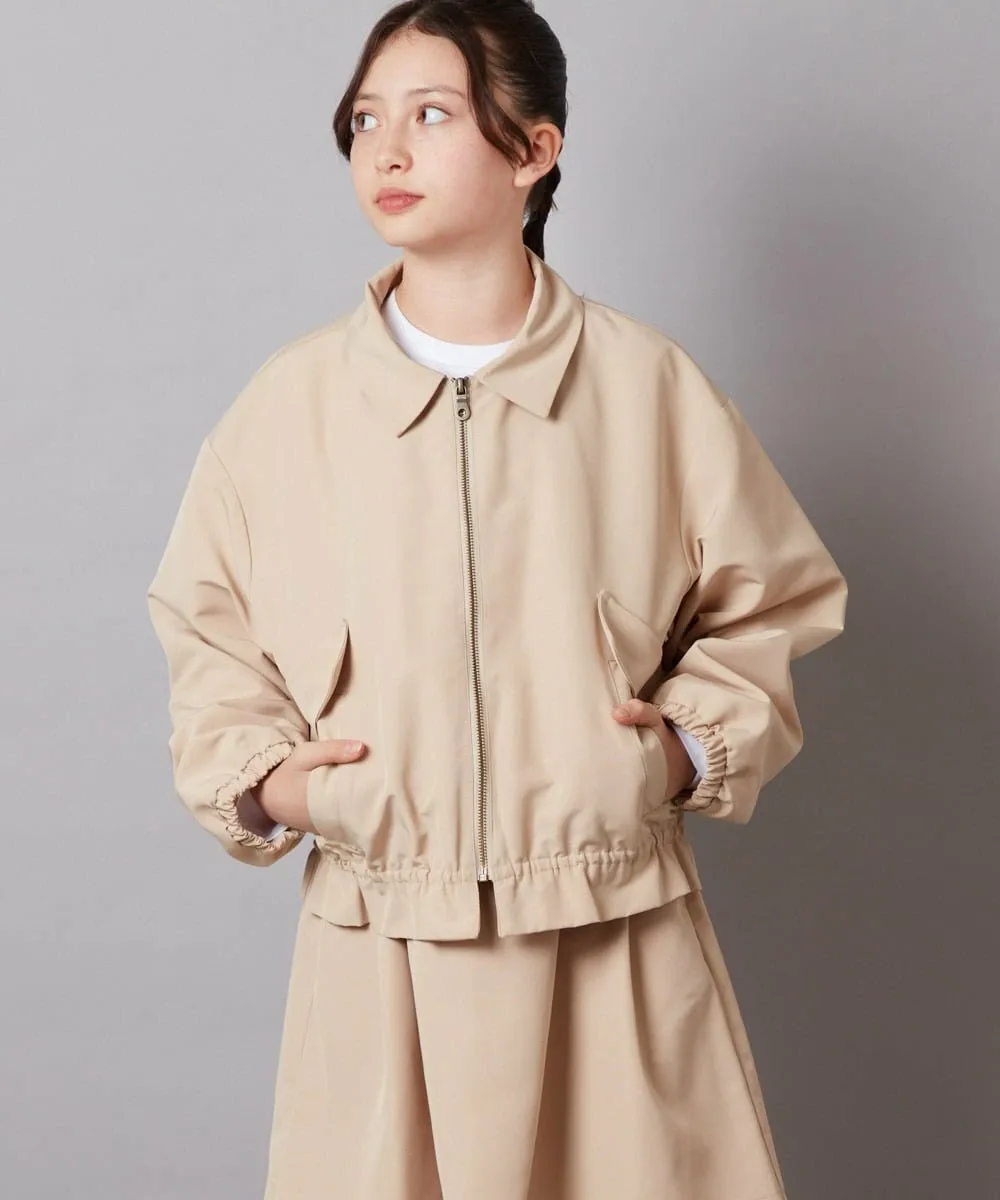 Куртка [100-130] Блузон с воротником-стойкой и застежкой-молнией A.V.V, beige