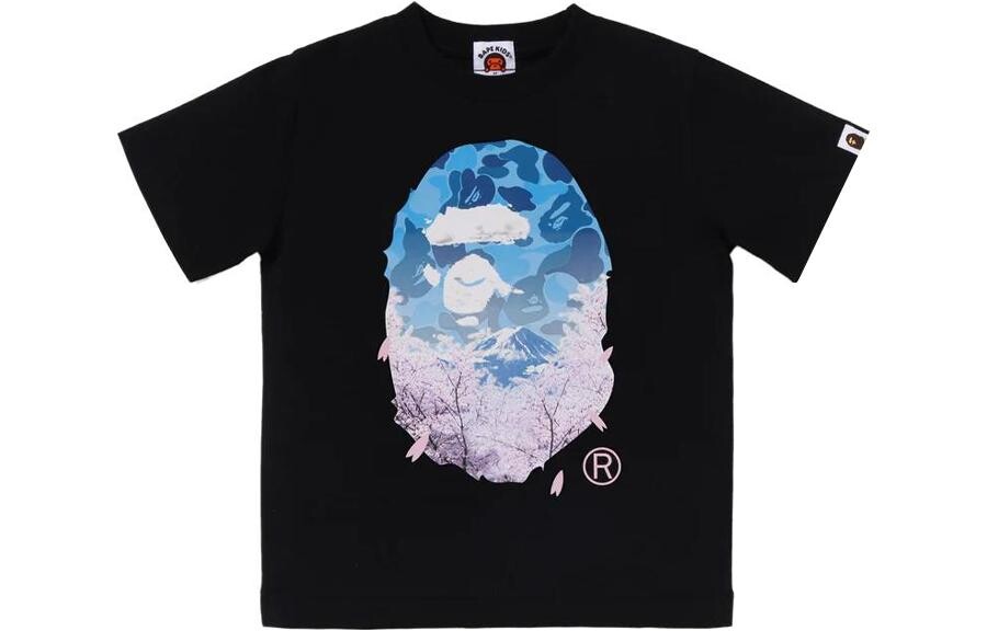 Детская футболка A Bathing Ape, белый — фото 3