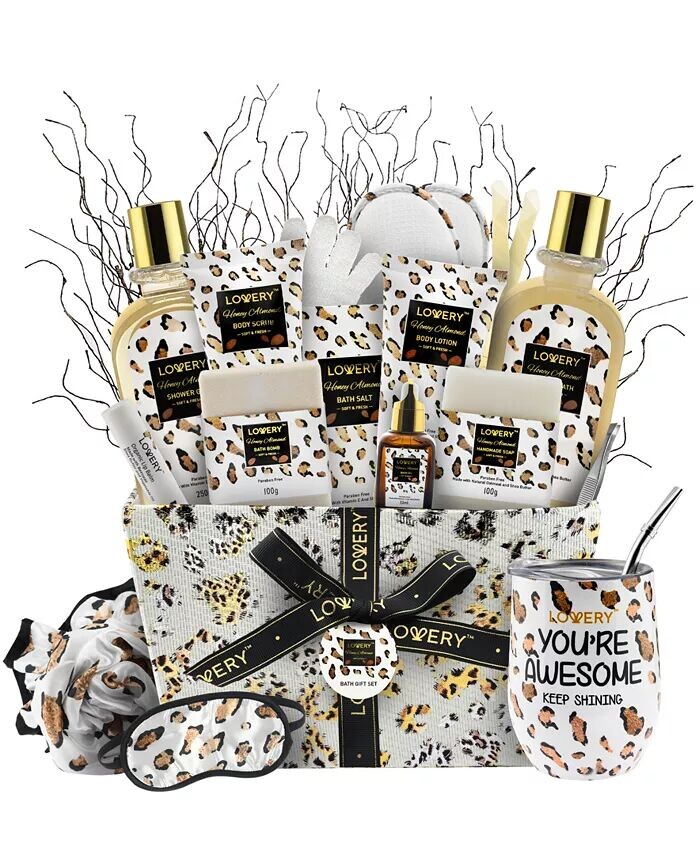 

21 шт. Подарочный набор для ухода за телом Honey Almond Home Spa Lovery
