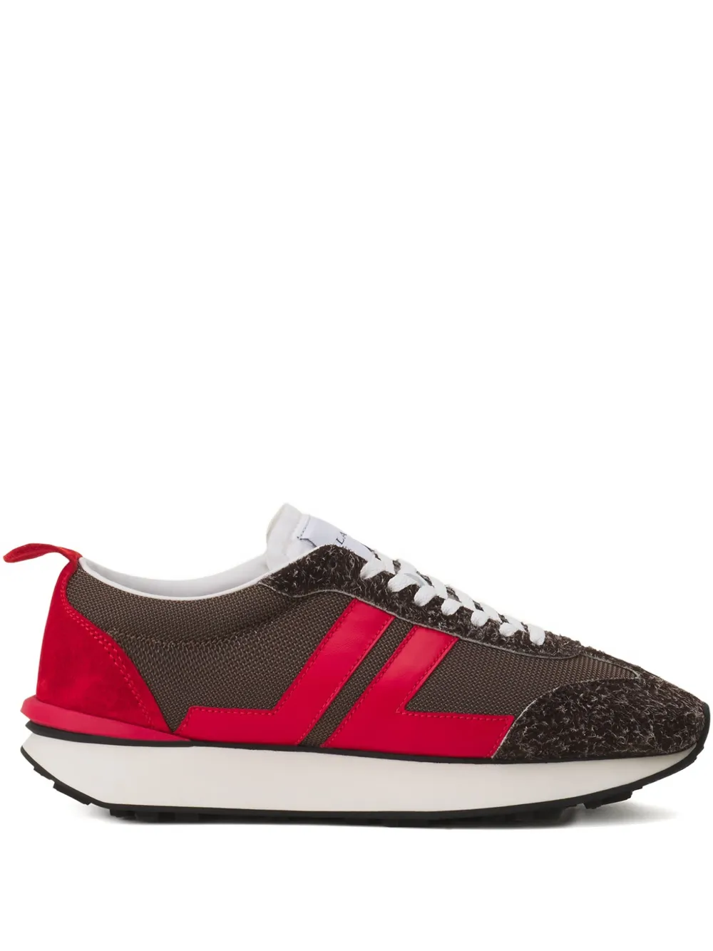 

Кроссовки Bumper с полосками Lanvin, коричневый