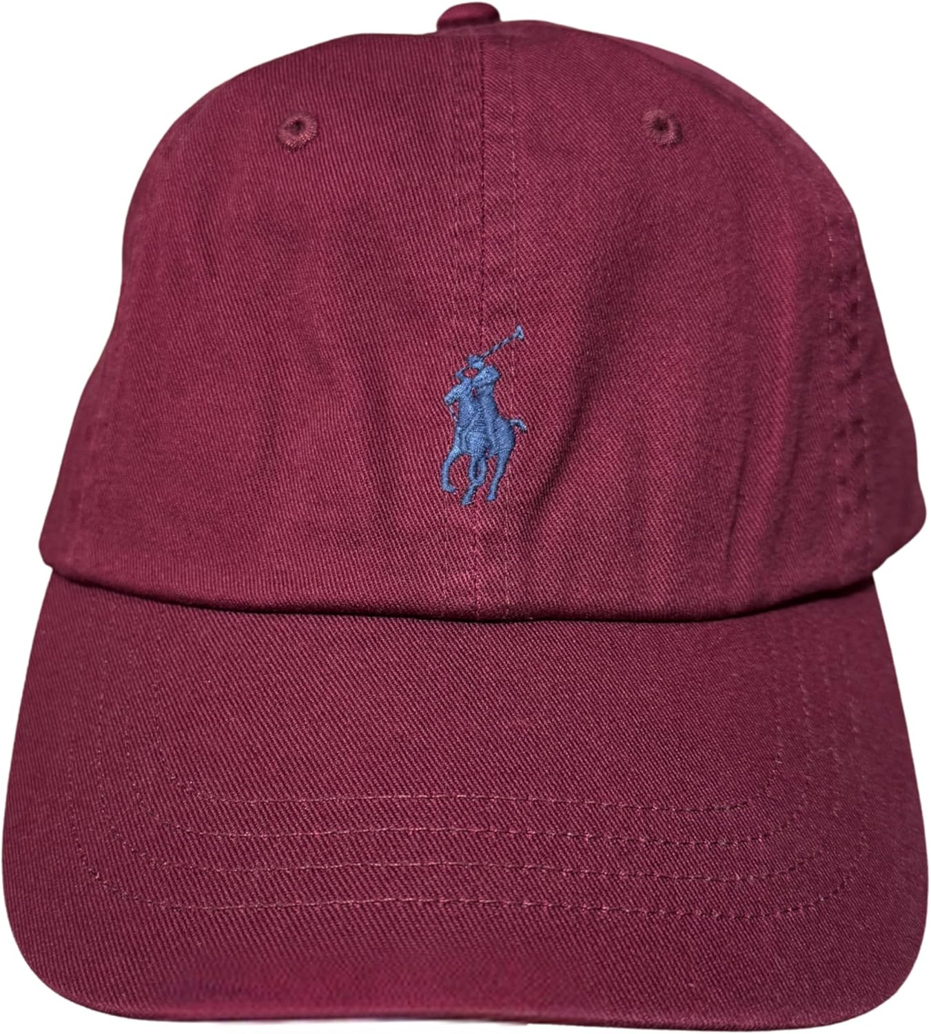 

Polo Ralph Lauren мужская бейсболка из хлопчатобумажного шитья, Wine Navy