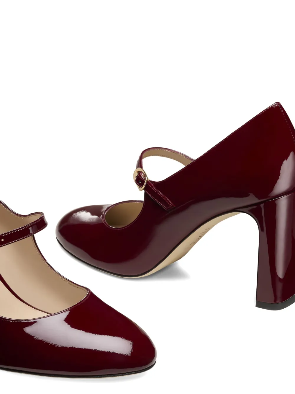 Туфли Мэри Джейн Babette на каблуке 85 мм Stuart Weitzman, красный — фото 3