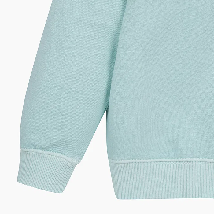 Детский свитшот с пигментным окрашиванием светло-голубой от Benetton Kids — фото 4