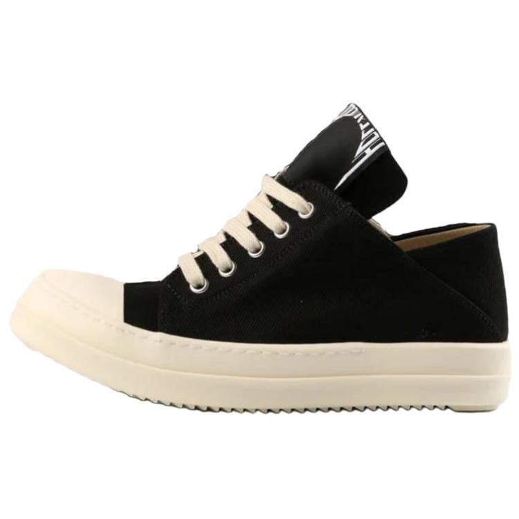 Rick Owens DRKSHDW Низкие парусиновые туфли женские черные