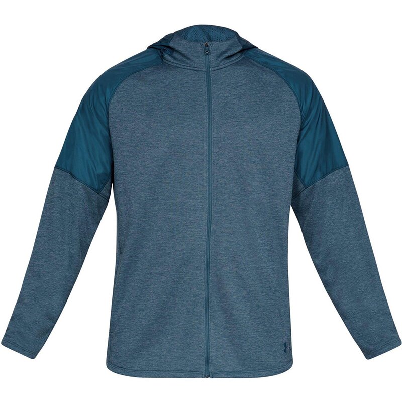 

Толстовка "mk-1 terry fz hoodie" Under Armour, цвет petrol blau melange
