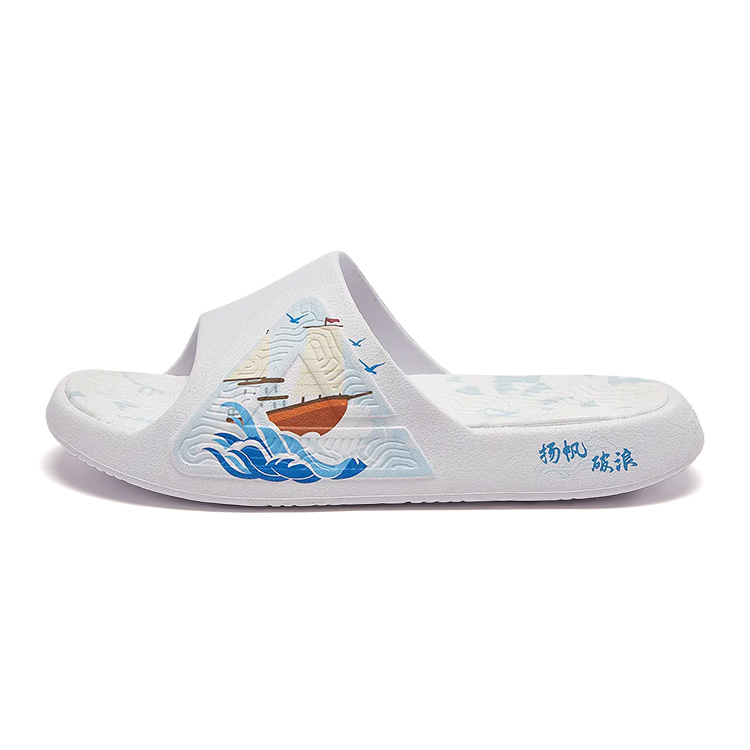 

PEAK Сандалии State Pole Classic Drag Quiet Slip, устойчивые к истиранию, мужские, белые, синие