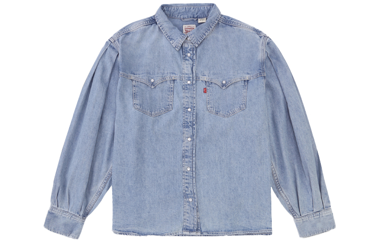 

Футболка женская светло-голубая Levis