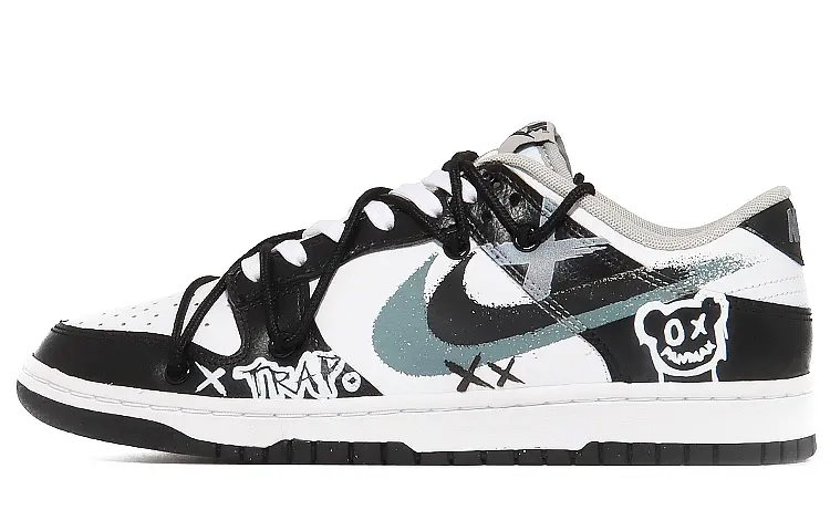 

Кроссовки Nike Dunk Skateboarding Shoes Men Low-top White/gray, светло-серый