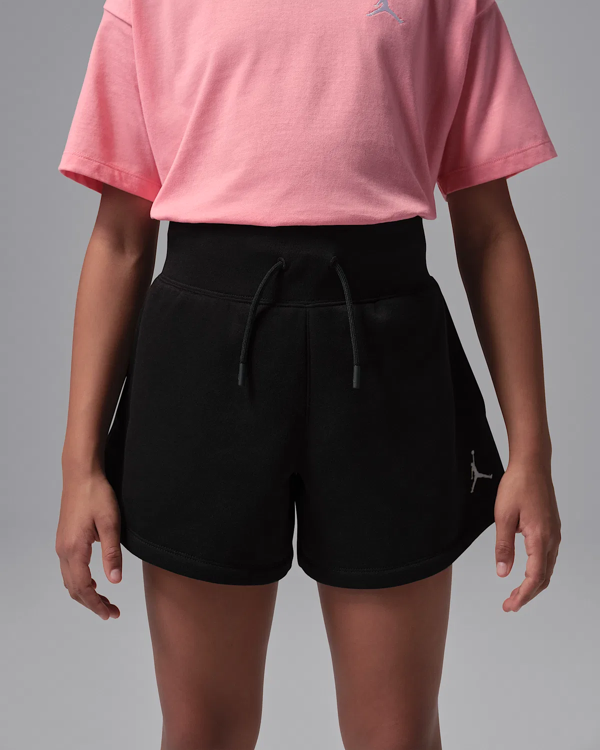 Детские шорты Jordan Brooklyn Fleece, Black — фото 2