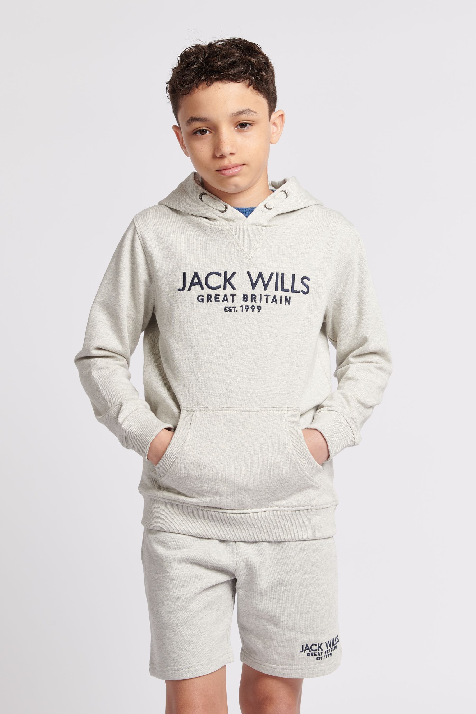 

Толстовка «Бэтсфорд» для мальчиков Jack Wills, серый