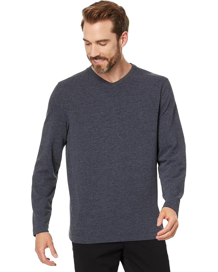 

Свитер Johnston & Murphy Pullover V-Neck, темно-синий