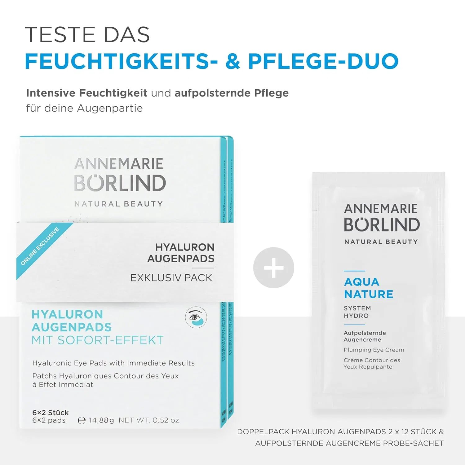 Набор гиалуроновых патчей для глаз «Hyaluronic Eye Pads» от ANNEMARIE BÖRLIND Annemarie Börlind — фото 2