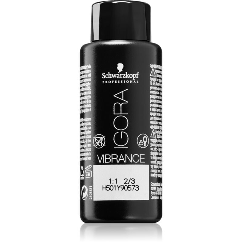 

Schwarzkopf Professional IGORA Vibrance демиперманентная краска для волос оттенок 9-65 Extra Light Blonde Chocolate 60 мл
