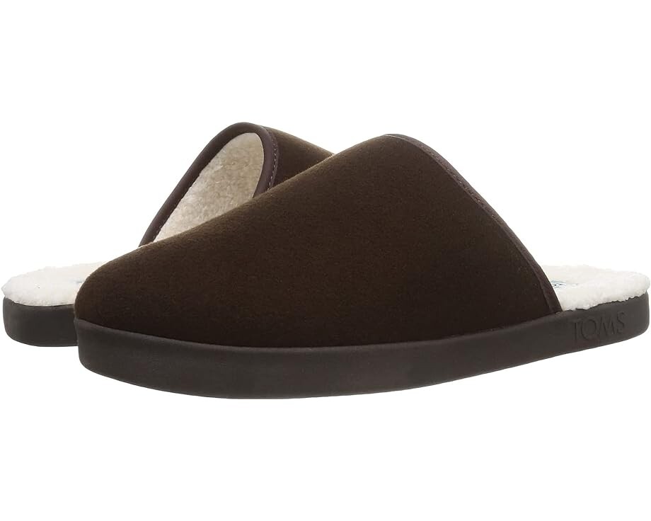 

Домашняя обувь TOMS Harbor, цвет Chocolate Brown Repreve Two-Tone Felt