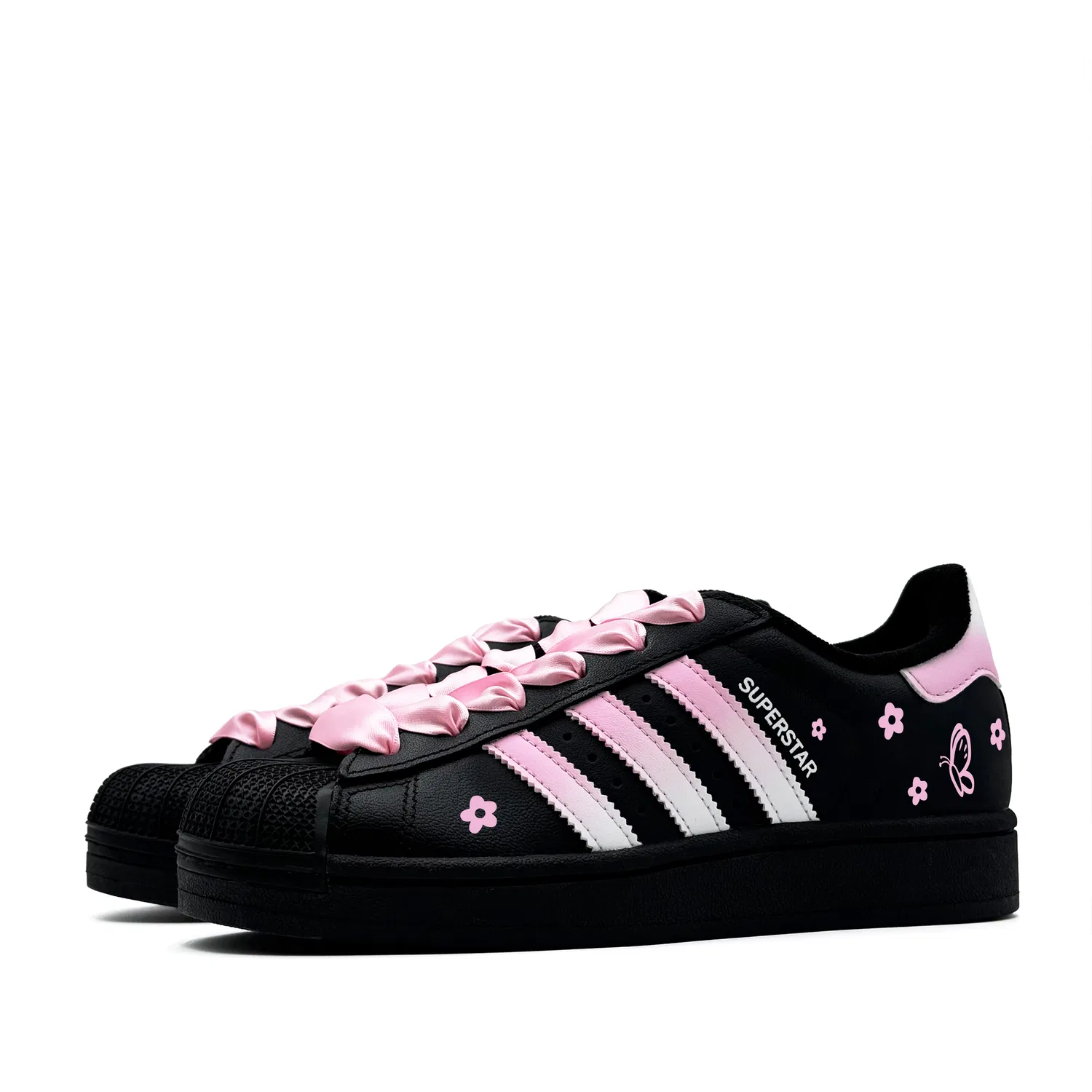 Кроссовки для скейтбординга Adidas Originals Superstar 2 черные — фото 4